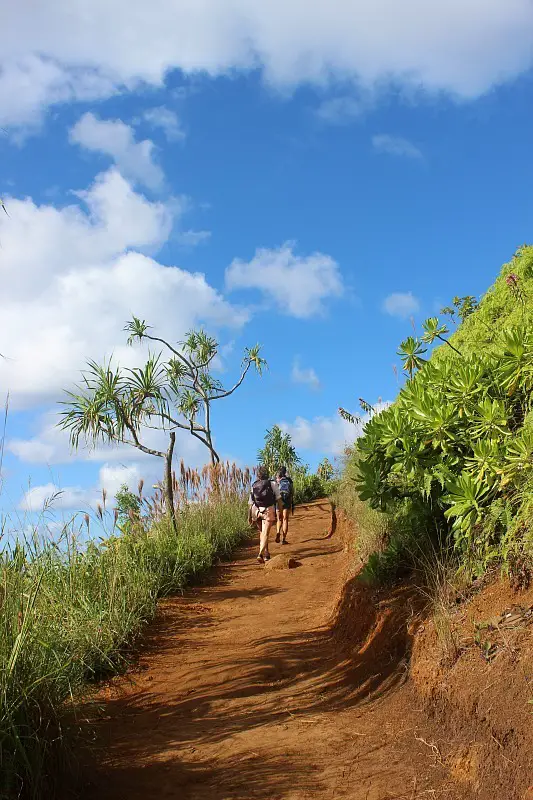 Kalalau trail on Kauai, the Garden Island