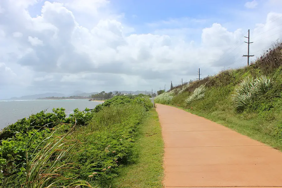 Pathway to Kealia Beach on Kauai, the Garden Island