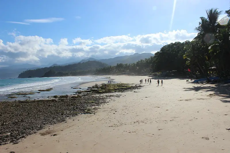 Visiting Sabang beach in the Philippines during month seven of Digital Nomad Life