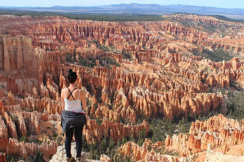 Hiking Bryce Canyon National Park during month 10 of digital nomad life