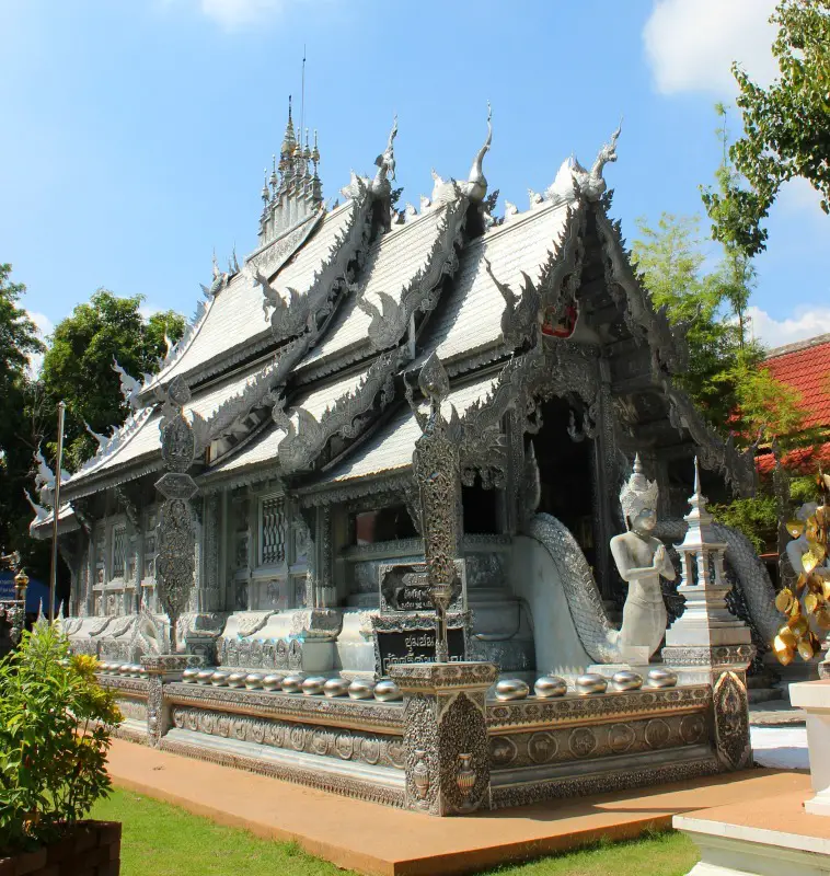 Silver temple in Chiang Mai, Thailand