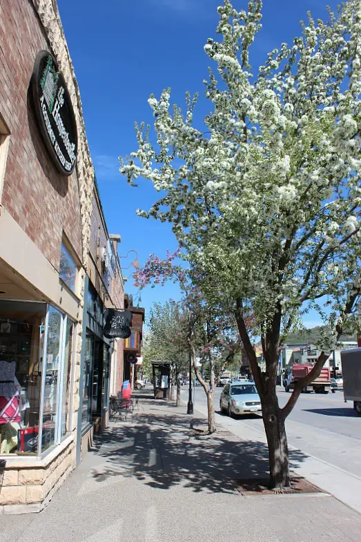 Spring in downtown Steamboat Springs, one of the best mountain towns in Colorado