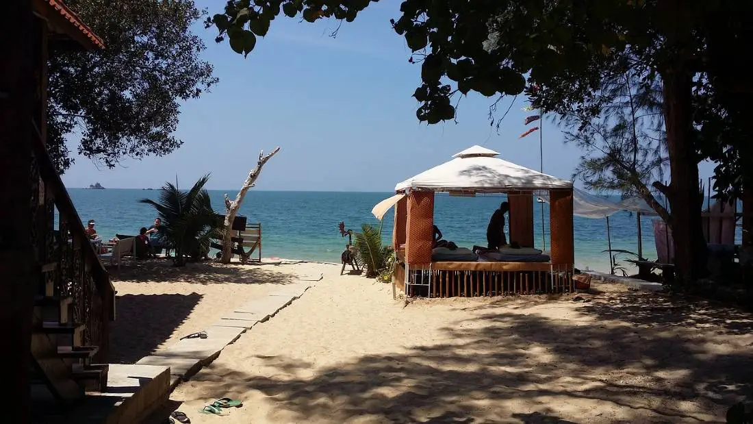 Getting a Thai massage on the beach is one of the best things to do Koh Lipe