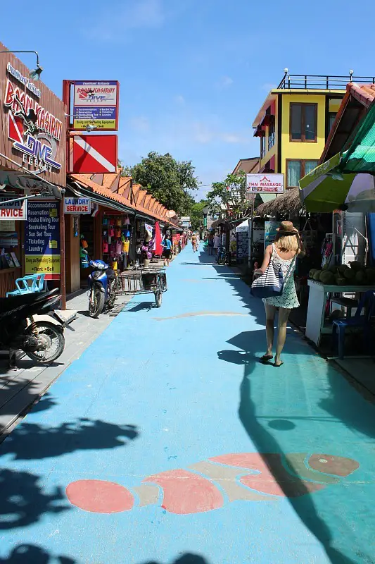 Exploring Walking Street is one of the best things to do on Koh Lipe