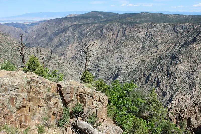 Black Canyon of the Gunnison in Colorado - visited during month 12 of digital nomad life