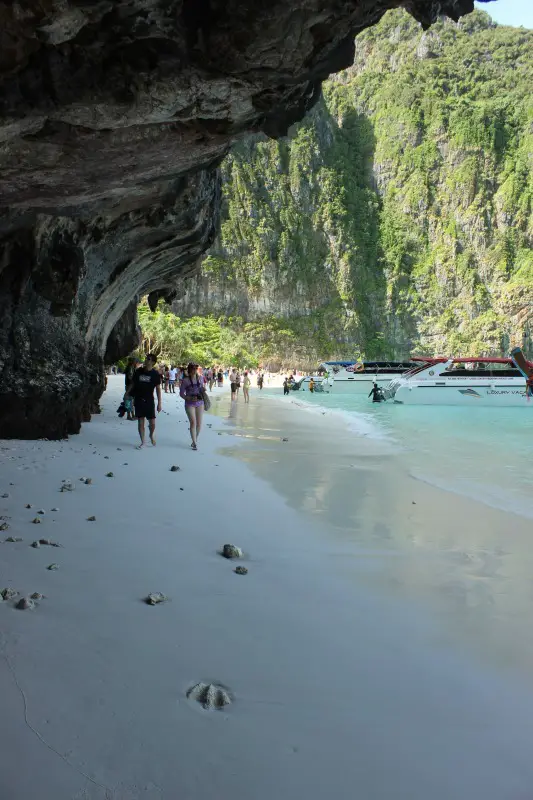 Cave at Maya Bay, one of the stops on our Phi Phi Island Tour