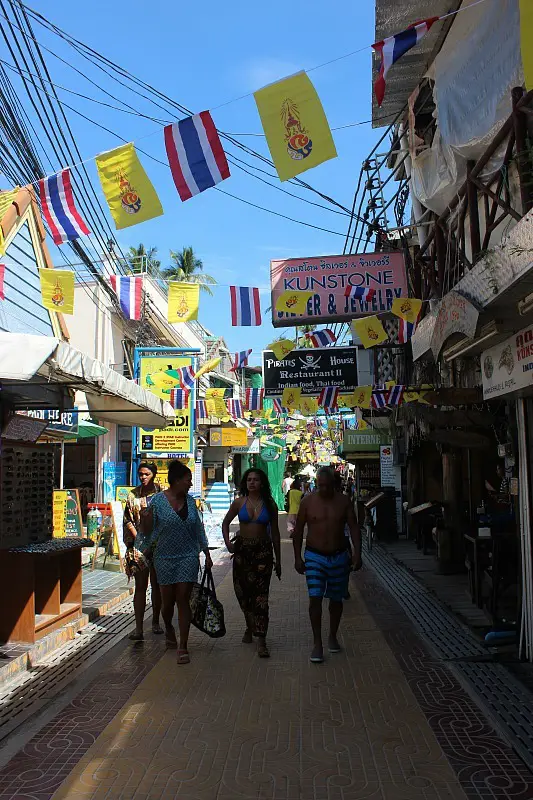 Main Street in Koh Phi Phi Don