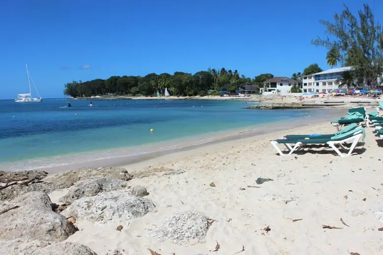 West Coast beach in Barbados