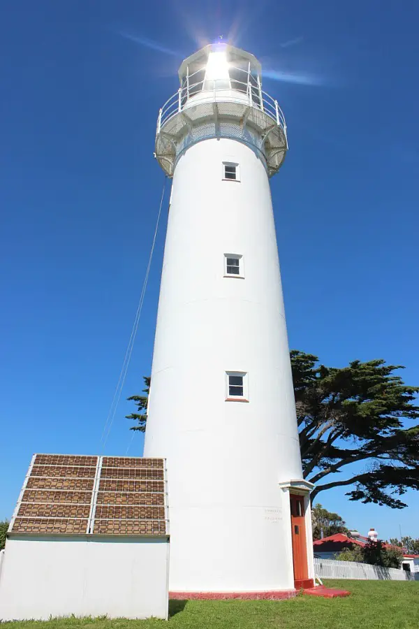 Lighthouse on Tiritiri Matangi Island off Auckland, New Zealand - visited during month twenty one of digital nomad life