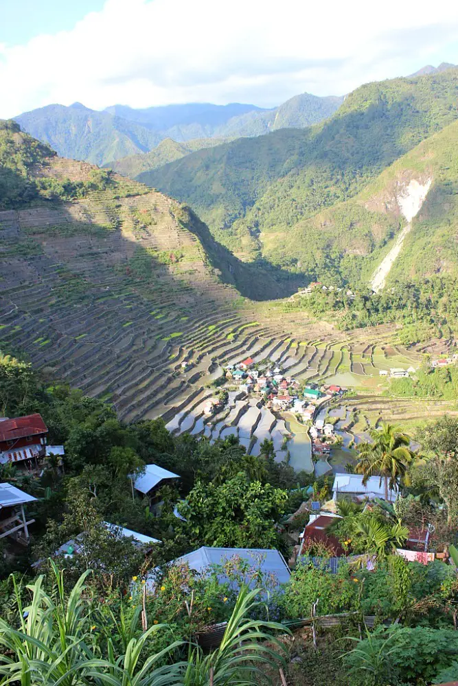 View over the Batad Rice Terraces in the Philippines