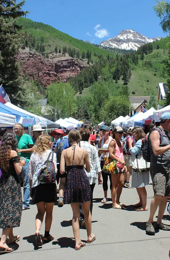 Attending the Telluride Farmers Market is one of the best things to do in Telluride in summer