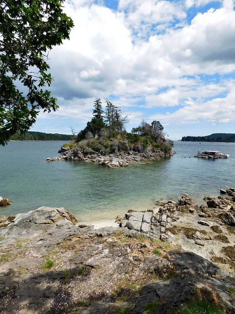 Small island off Salt Spring Island in Canada - visited during month twenty four of Digital Nomad life