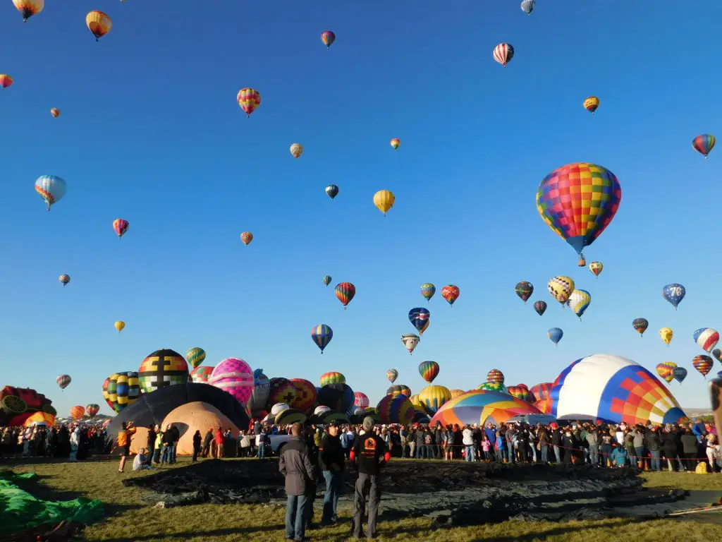 Attending the Albuquerque Balloon Festival during Month Twenty Eight of Digital Nomad Life