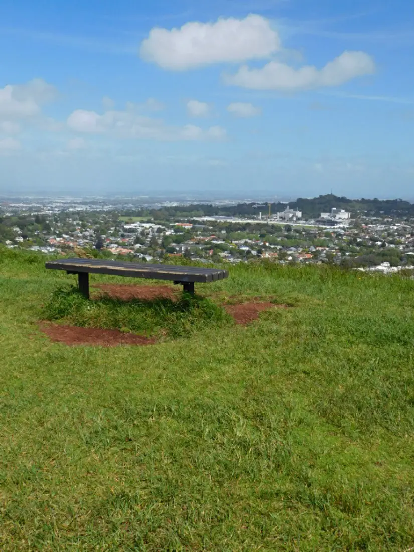 View over Auckland from Mt Eden