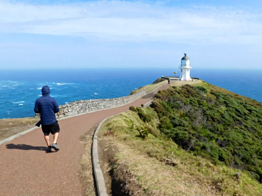 Hiking to Cape Reinga during month thirty one of Digital Nomad Life