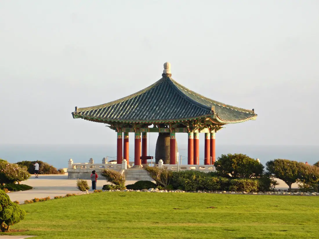 The Korean Bell of Friendship in San Pedro, the South Bay of Los Angeles
