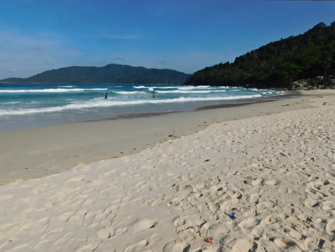 Stunning Long Beach in the Perhentian Islands in the shoulder season