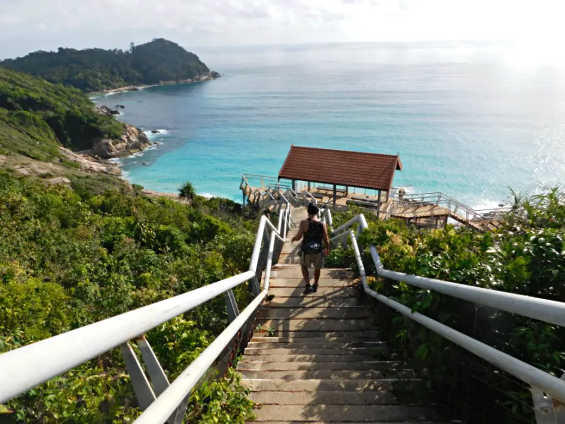 Hiking the Lookout on Perhentian Kecil 