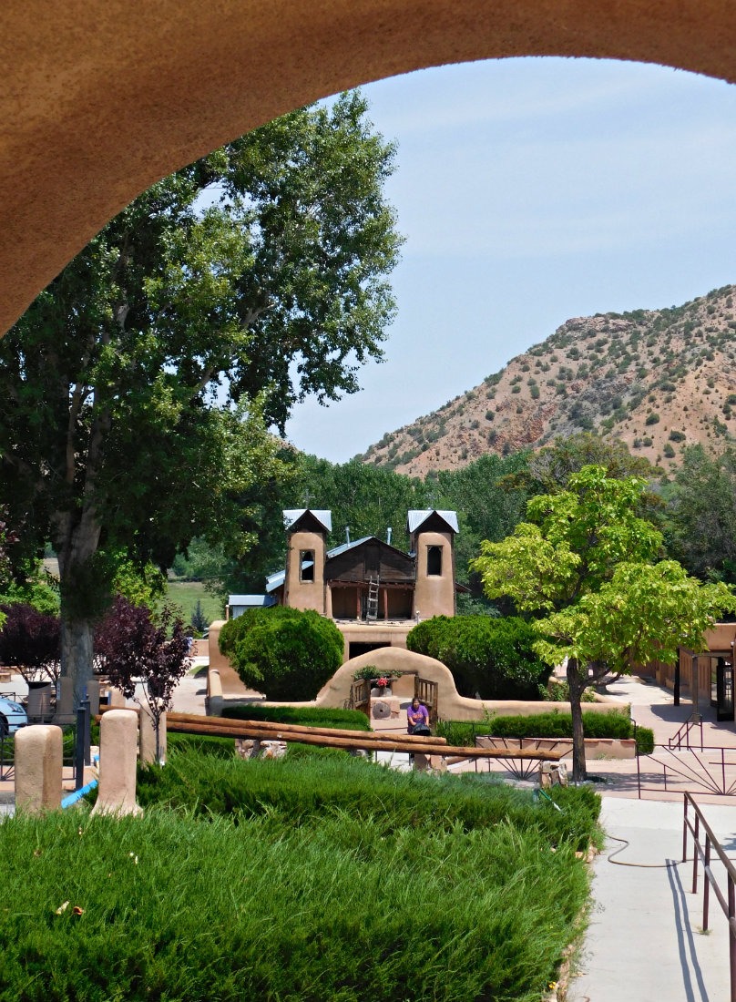 Visiting the Santuario de Chimayo in New Mexico during Month Thirty Eight of Digital Nomad Life 