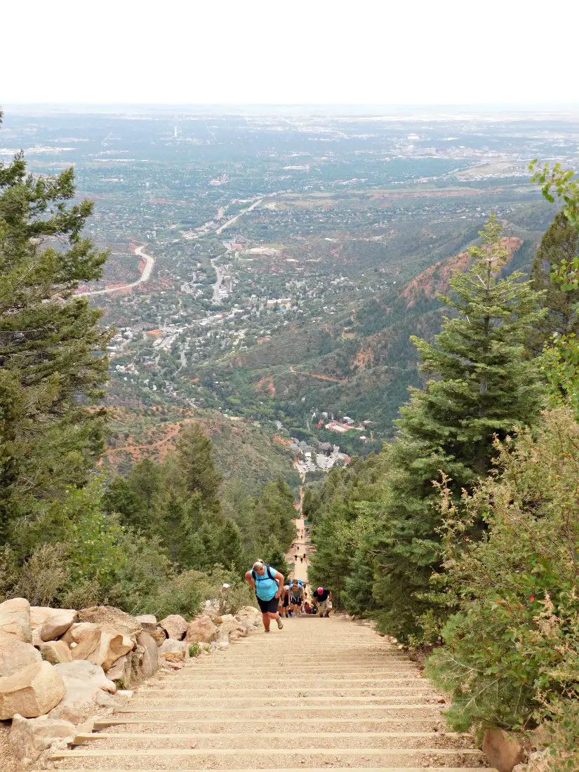 Hiking the Incline in Manitou Springs, Colorado