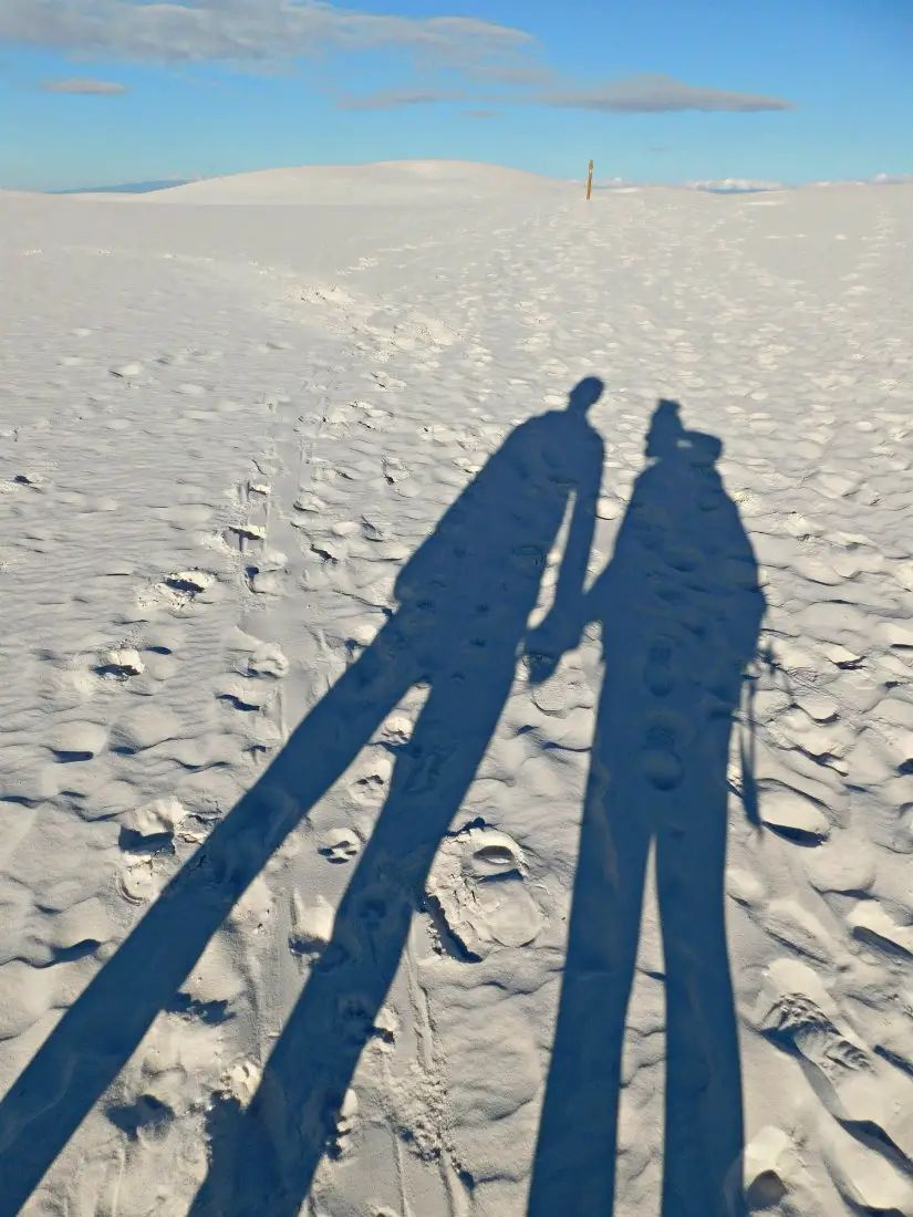 Hanging out at White Sands National Monument