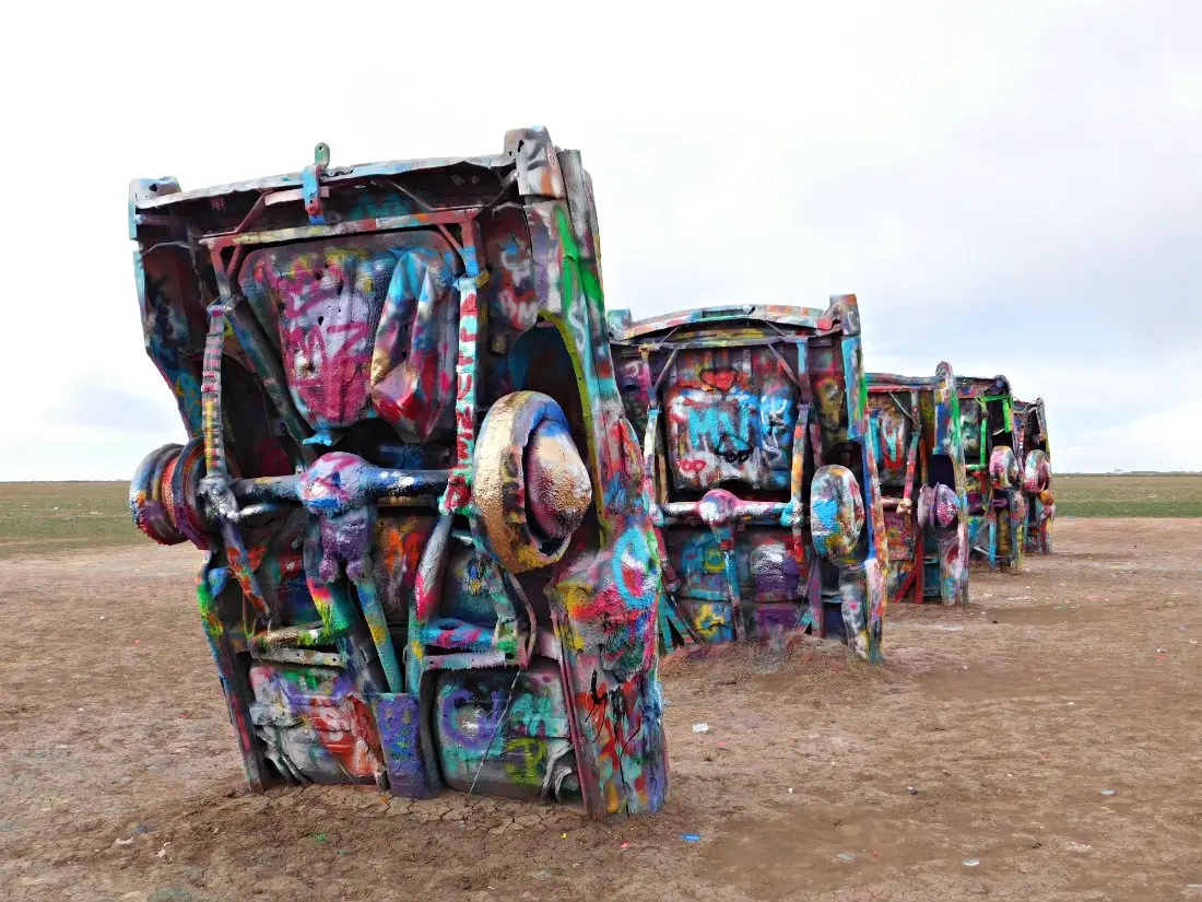 Cadillac Ranch on Route 66 in Amarillo