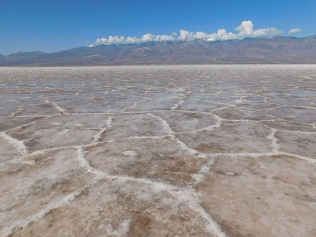Badwater Bain Salt Flats in Death Valley National Park