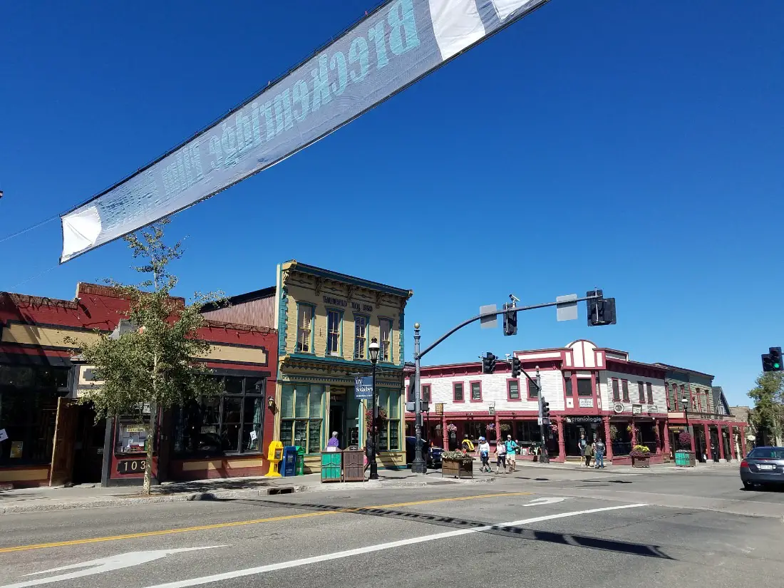 Downtown Breckenridge, one of the best Colorado Mountain Towns