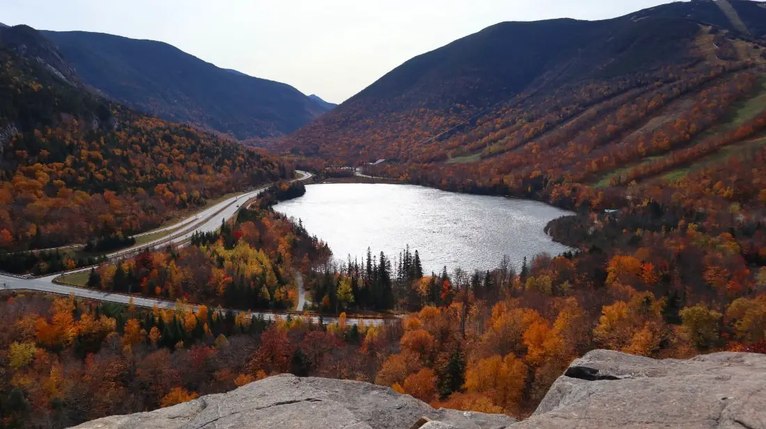 Franconia Notch State Park in New Hampshire
