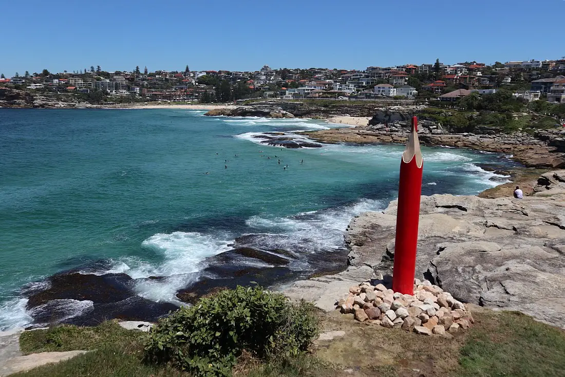 Beautiful views on the Bondi to Coogee Walk in the Eastern Suburbs in Sydney