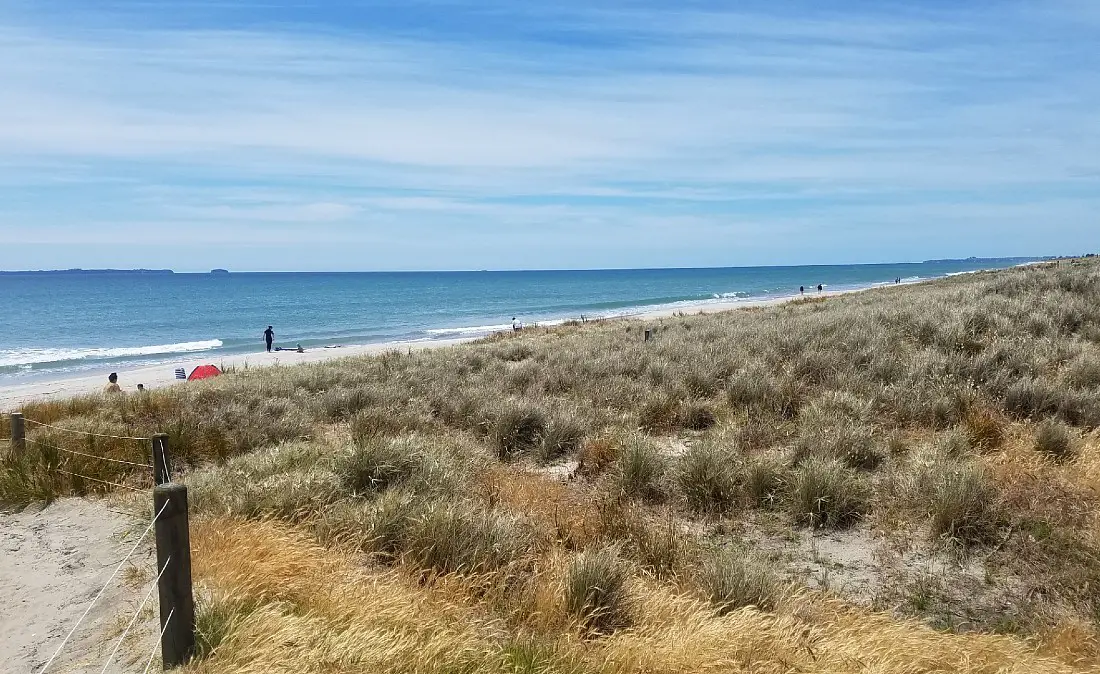 Papamoa Beach in New Zealand