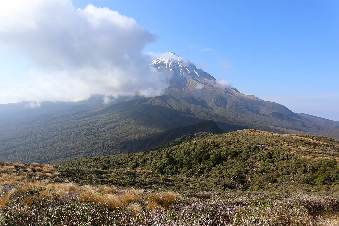 Mount Taranaki in New Zealand