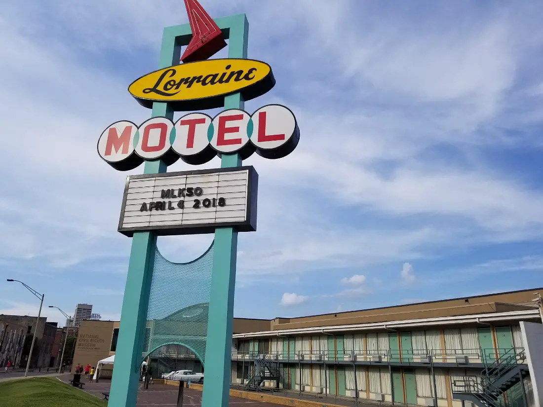 The National Civil Rights Museum at the Lorraine Motel in Memphis