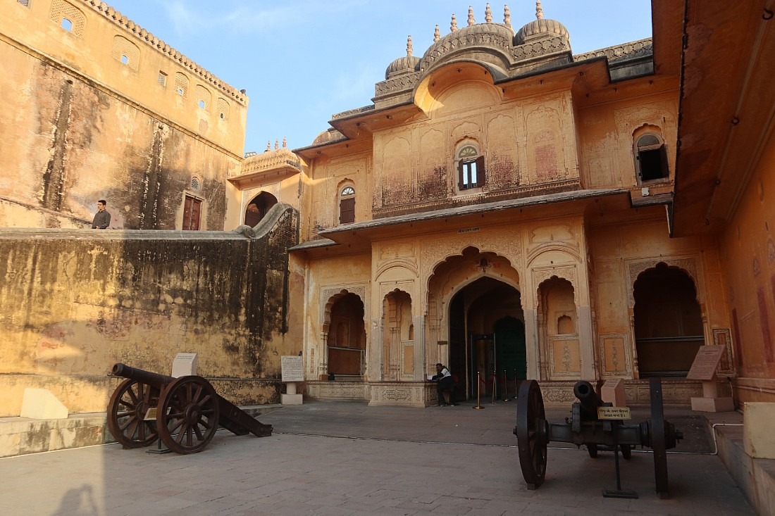 Palace at Naigarh Fort in Jaipur