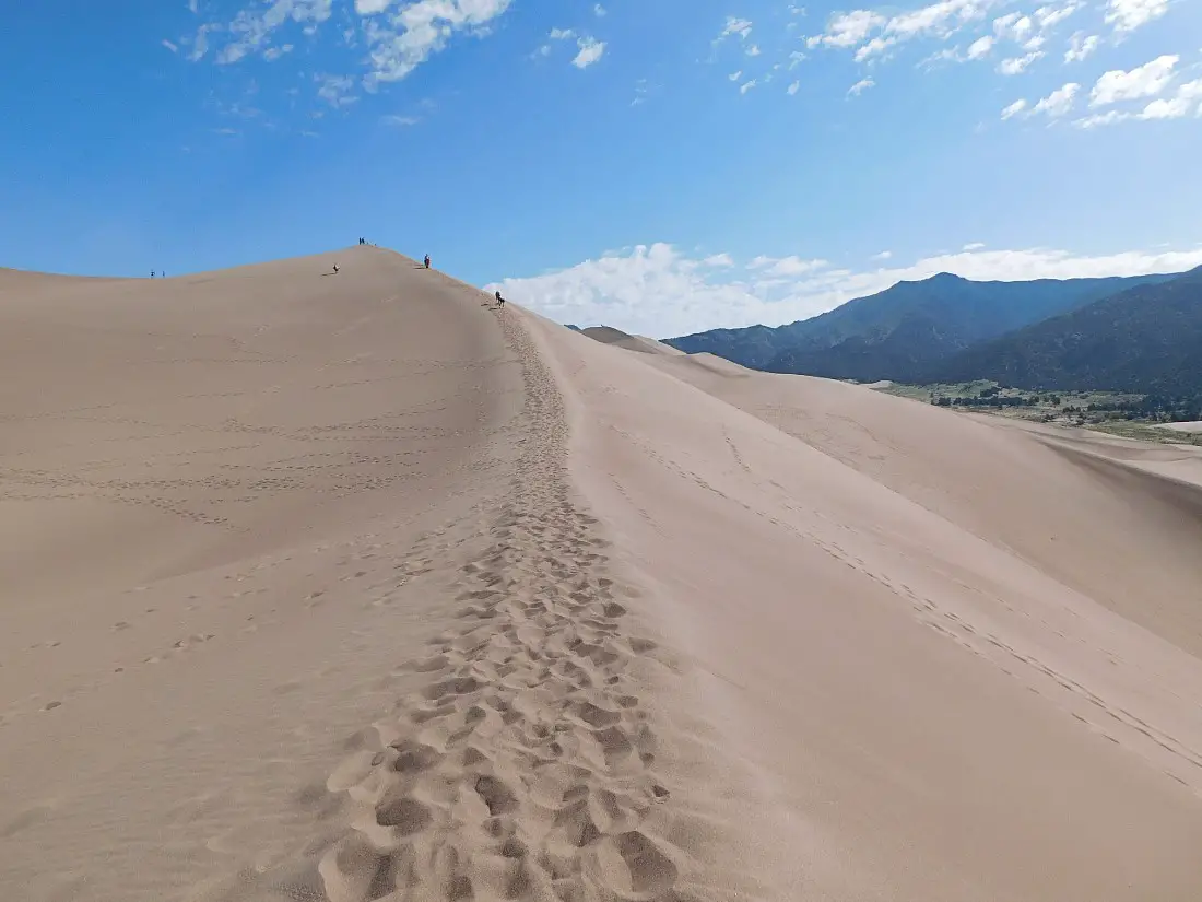 Great Sand Dunes National Park in Colorado, one of the least visited National Parks on the West Coast