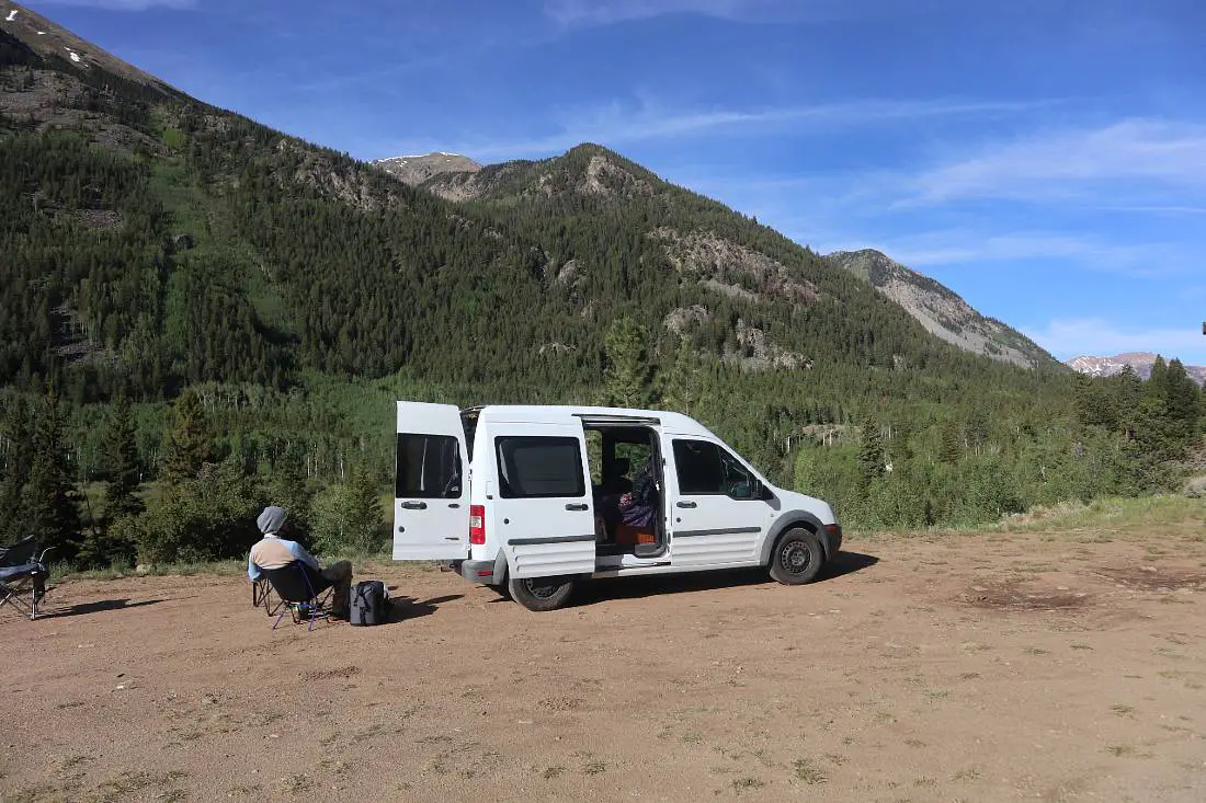 Van life on Colorado Road Trip