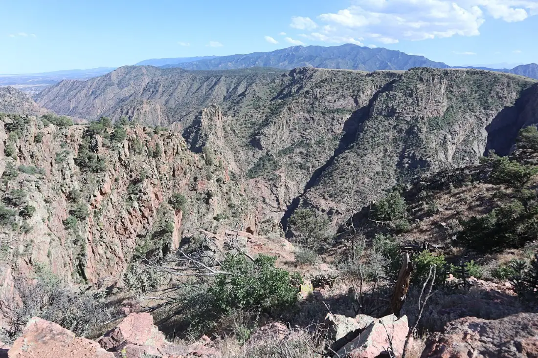 Black Canyon of the Gunnison National Park, one of the least visited West Coast National Parks
