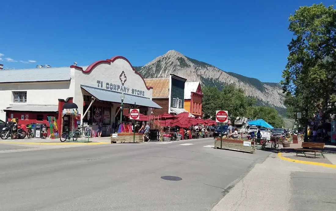 Downtown Crested Butte, one of the best Colorado Mountain Towns