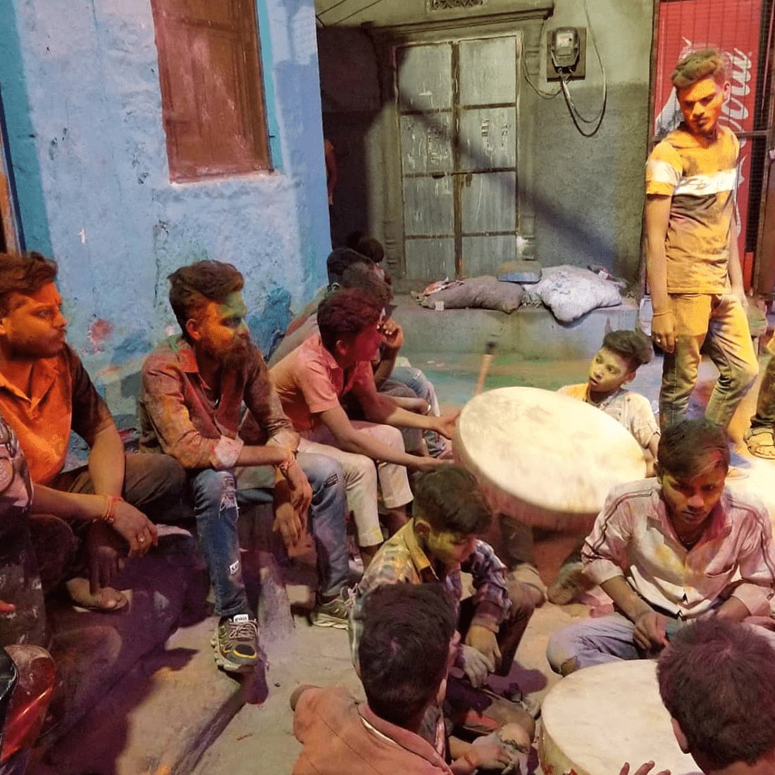 Music during Jodhpur Holi