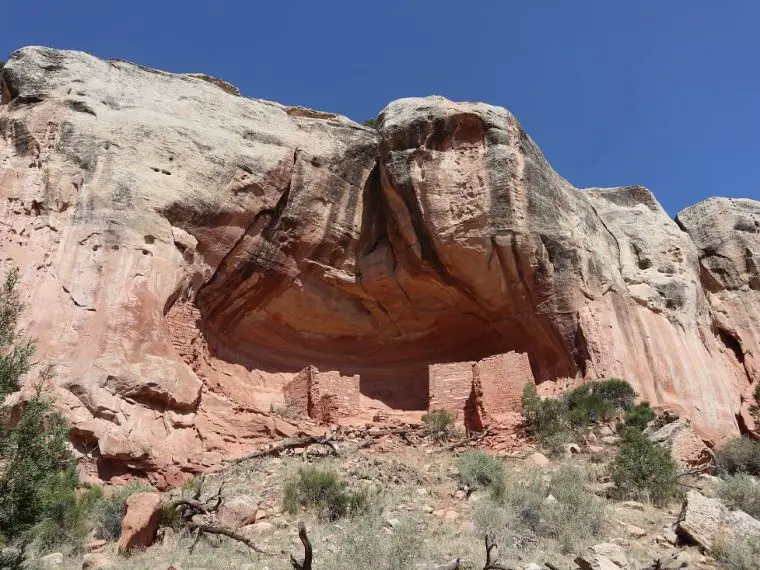 Cliff dwelling at Canyon of the Ancients - one of the best hidden gems of Colorado