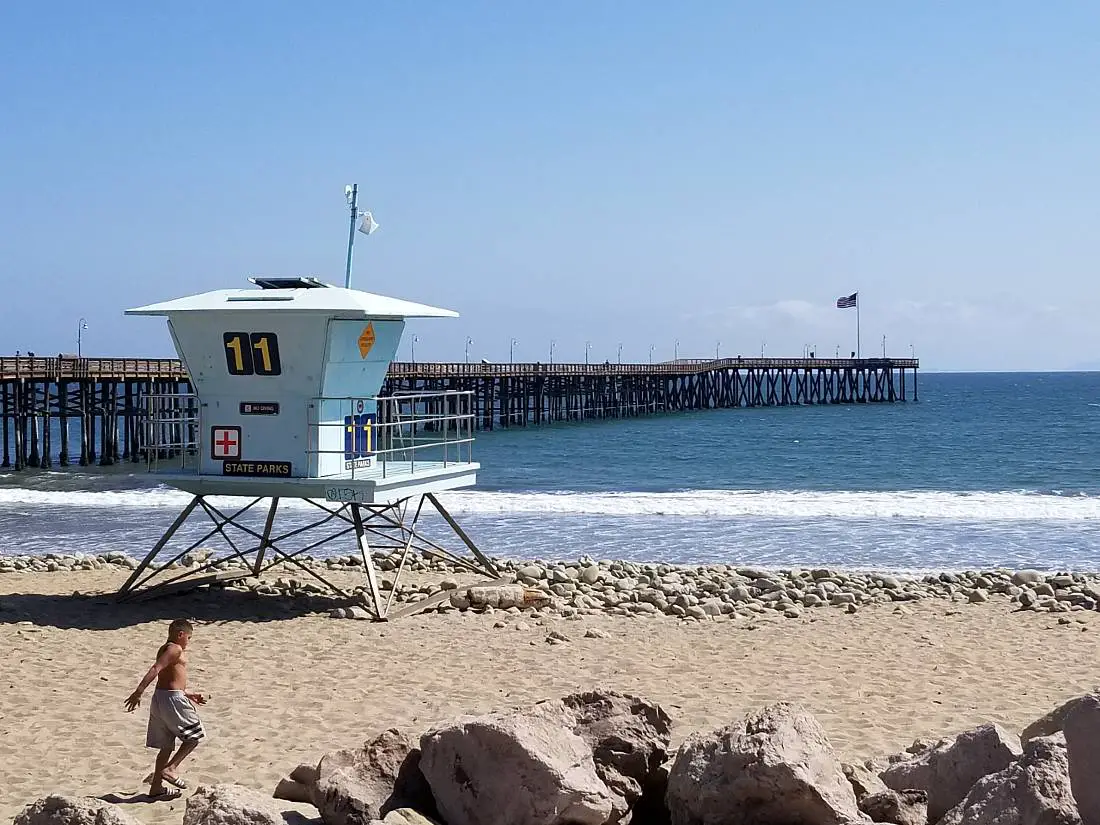 Ventura beach and pier