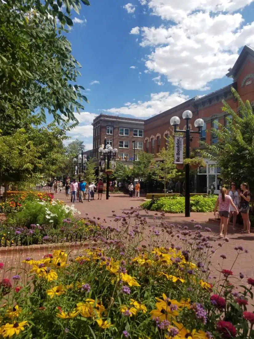 Visit Boulder in summer - it is one of the closest mountain towns to Denver