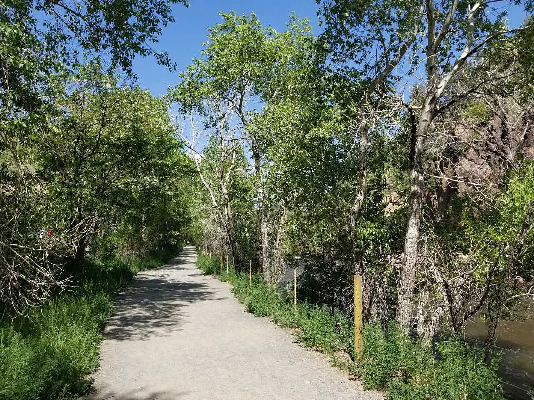 The Clear Creek trail is one of the most popular Golden Hikes