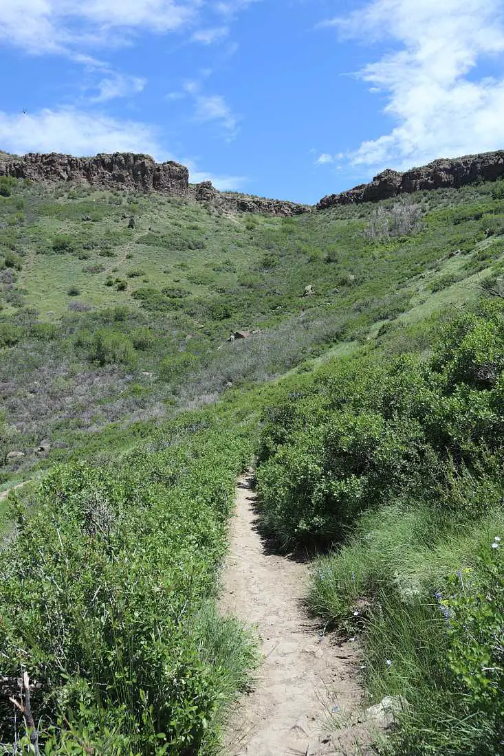 Lubahn trail on South Mountain - one of the best hikes in Golden