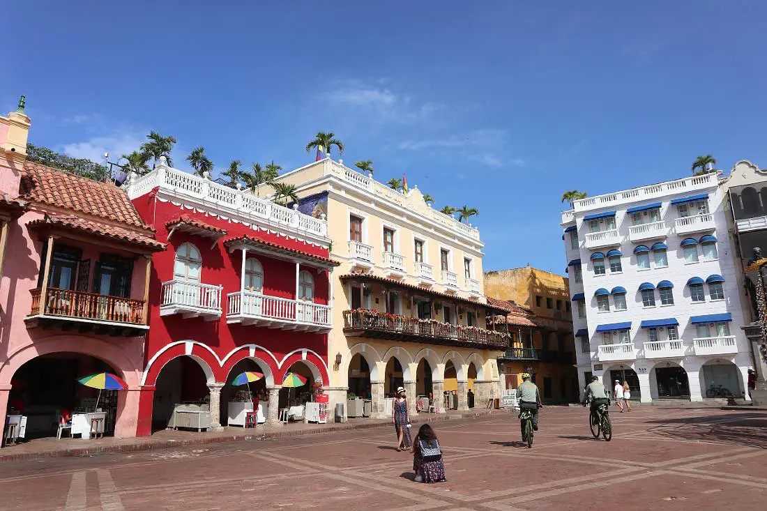 Square in Cartagena