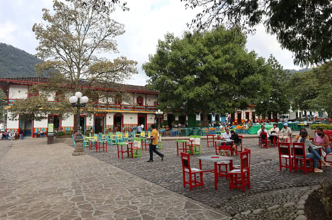Main square in Jardin