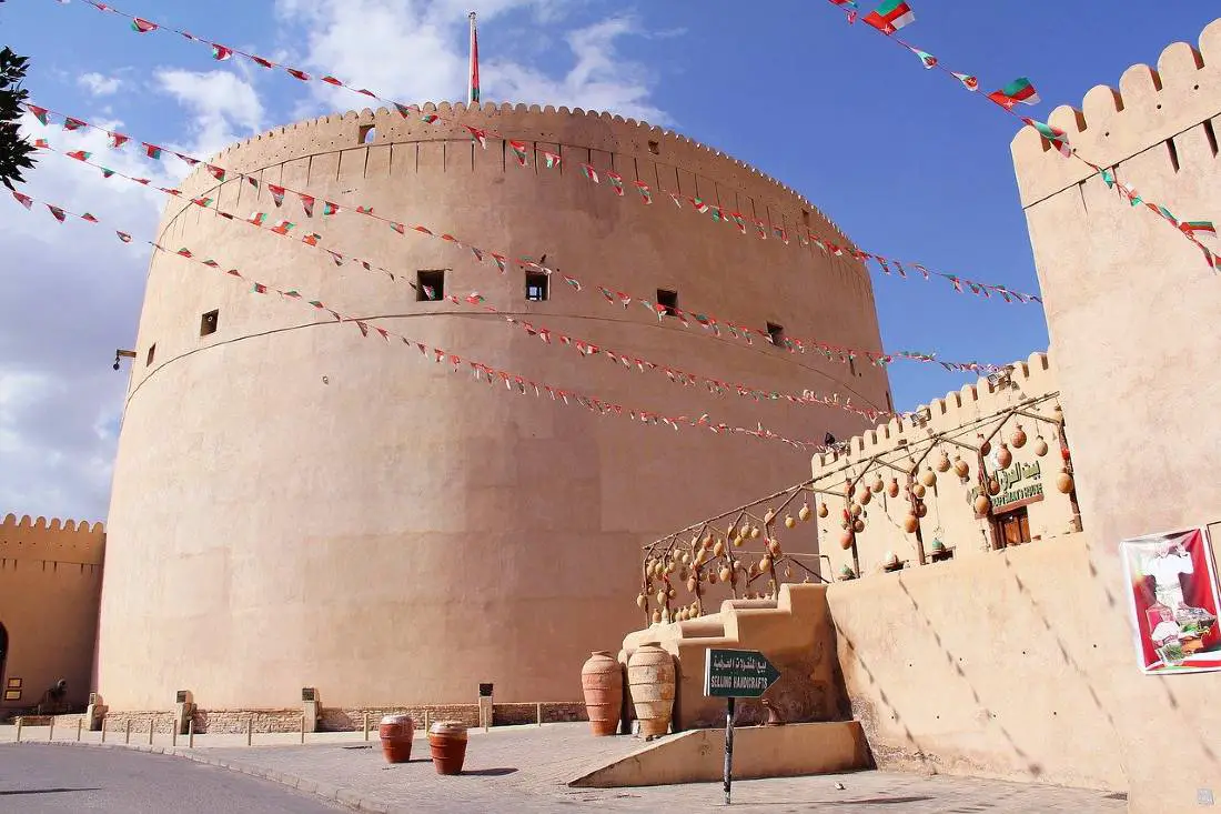 Nizwa Fort is one of the beautiful places in Oman