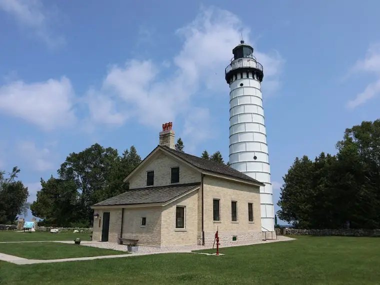 One of the things to do in Door County is visit Cana Island Lighthouse