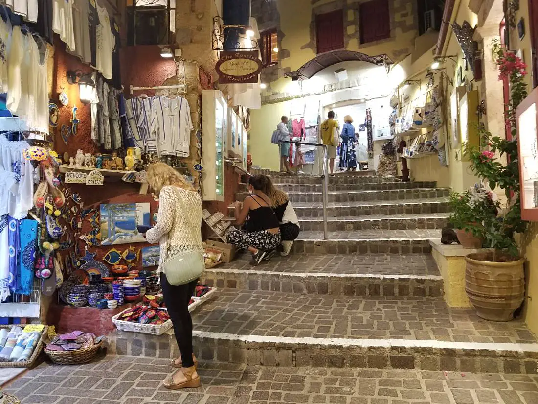 Go shopping in Chania - the best place to stay in Crete