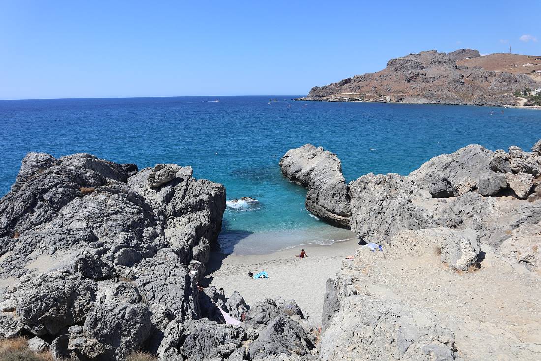 Hike to Kleidisi Beach from Plakias - one of the best places to stay Crete